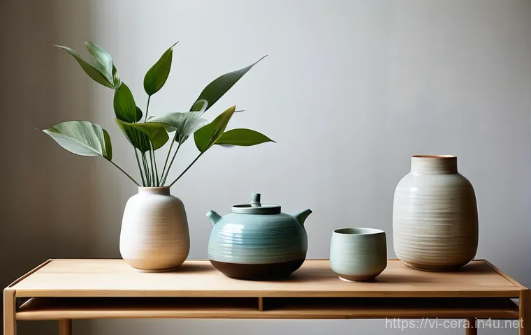 세라믹 산업 현황과 전망 - **"A Vietnamese ceramic artisan, a woman in her 50s, is meticulously hand-shaping a delicate clay va...